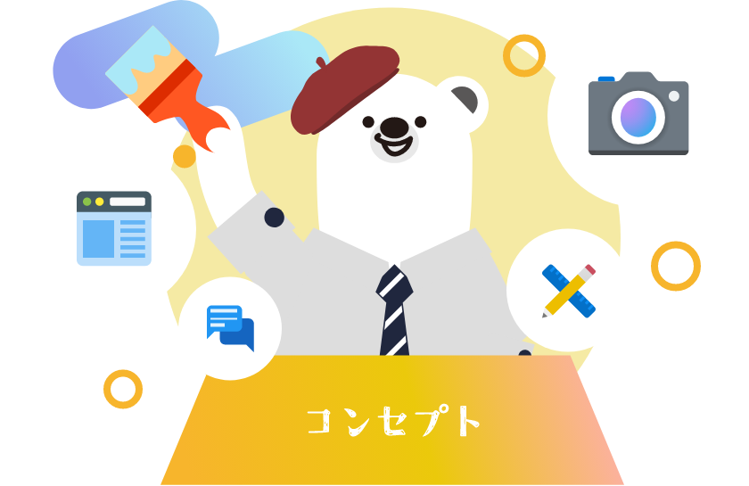 一貫したブランディング
